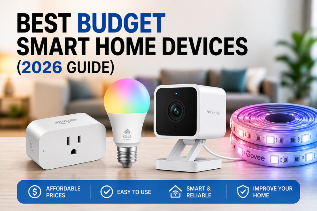 Best Budget Smart Home Devices (2026 Guide)
